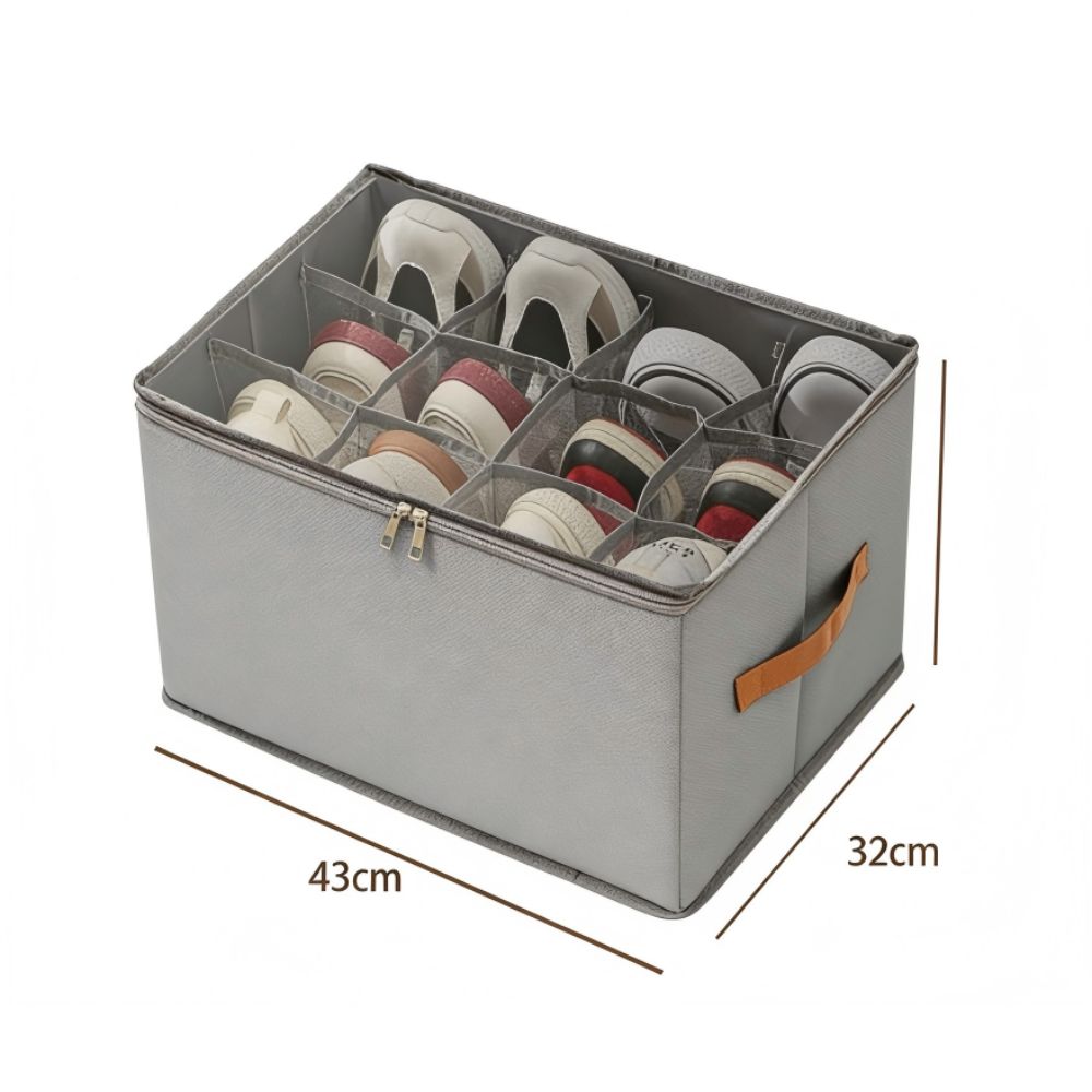 ShoeCube™ – Faltbarer Schuhorganizer mit verstellbaren Fächern