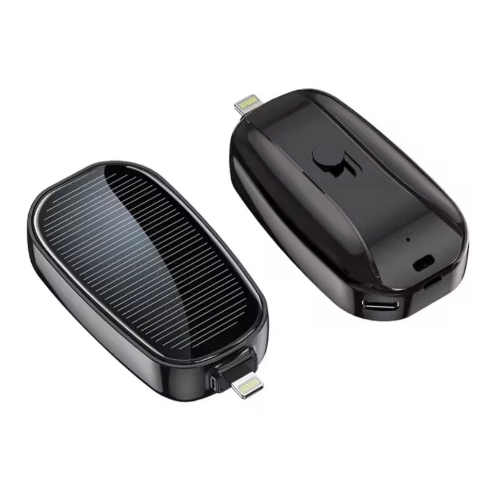 SolarKey® – 1200mAh Solar-Powerbank als Schlüsselanhänger