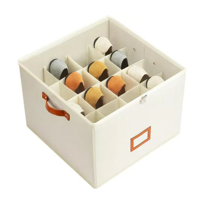 ShoeCube™ – Faltbarer Schuhorganizer mit verstellbaren Fächern