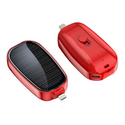 SolarKey® – 1200mAh Solar-Powerbank als Schlüsselanhänger
