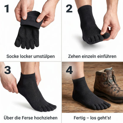 Coolmax Performance Zehensocken 2.0