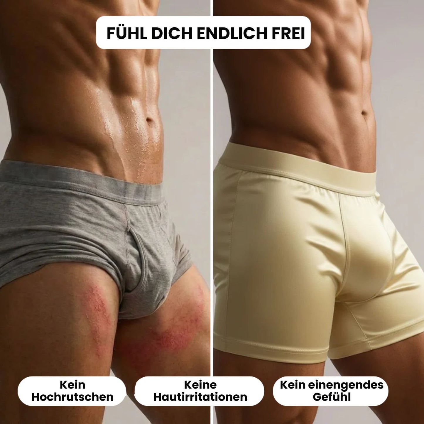 SilkFit™ – Premium Boxershorts aus Seide