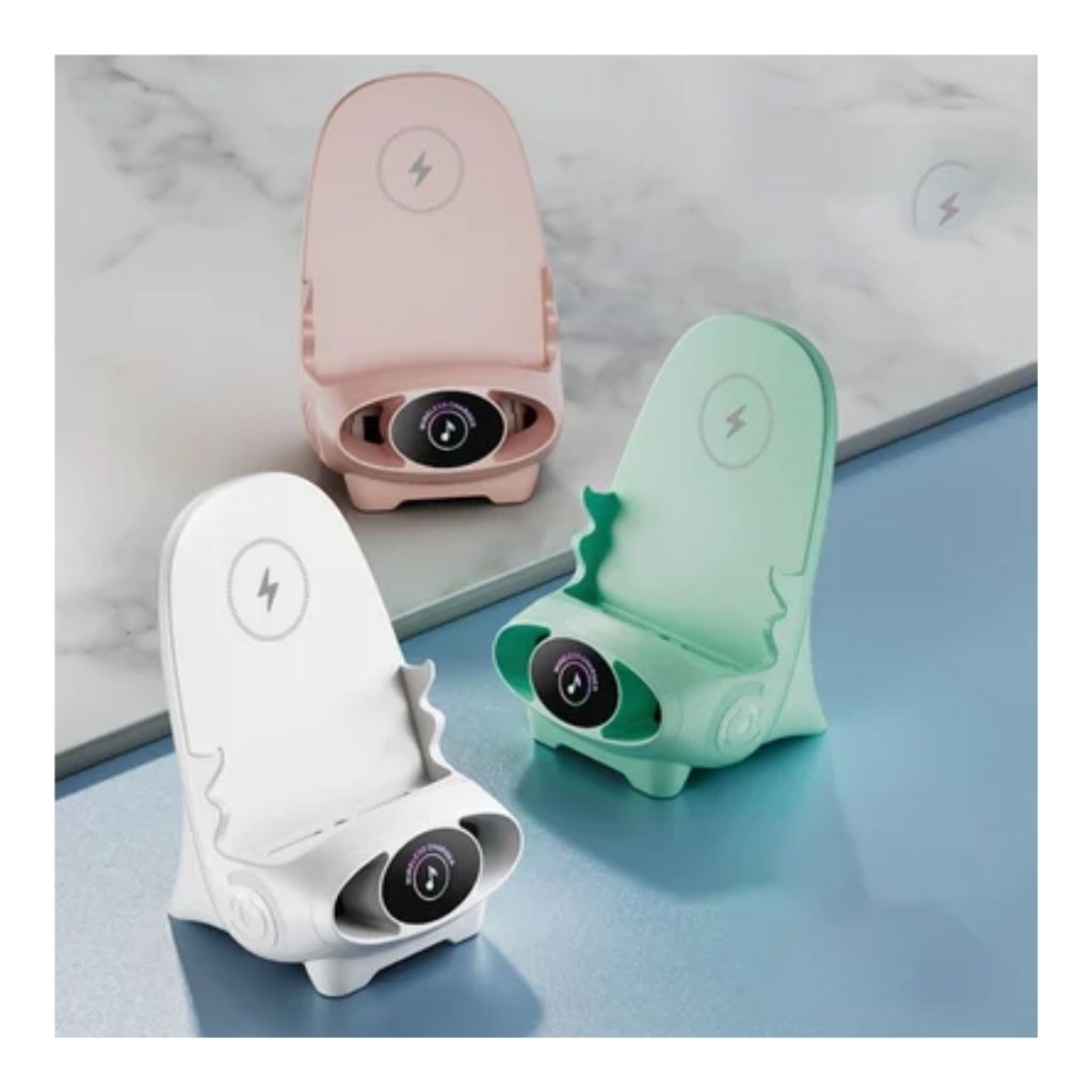 PowerSeat™ – Kabelloses Ladegerät im Mini-Stuhl-Design