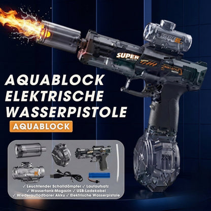 AquaBlock™ – Elektrische Wasserpistole