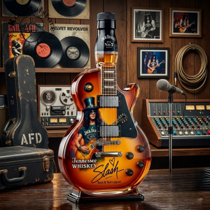 GuitarDecanter™ – Hochwertiger, gitarreninspirierter Dekanter für Sammler