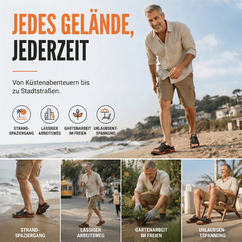 Strivo™ – Herren-Sandalen mit dicker Sohle & atmungsaktivem Material