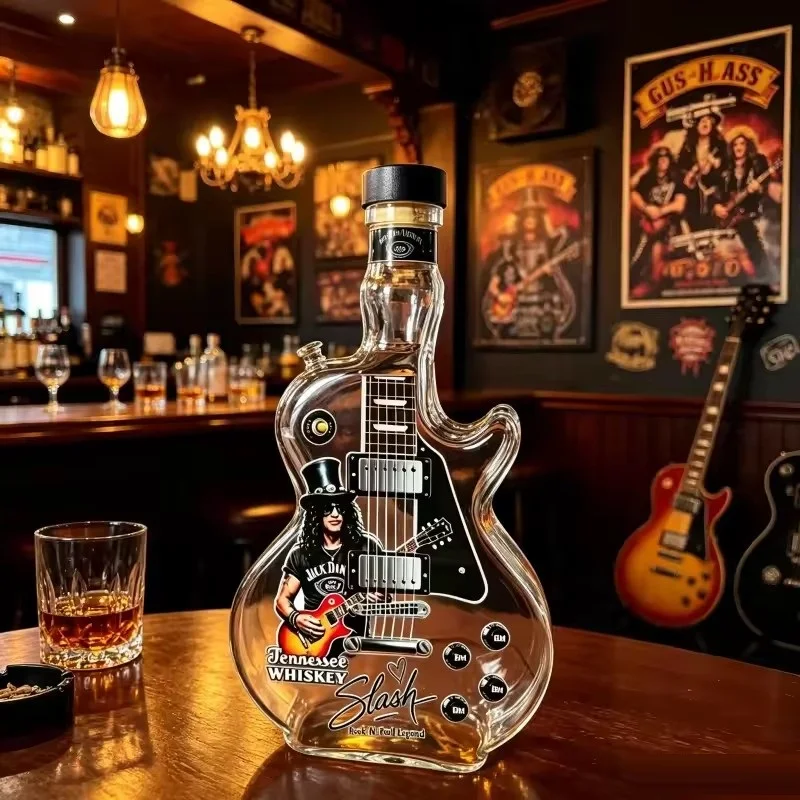 GuitarDecanter™ – Hochwertiger, gitarreninspirierter Dekanter für Sammler