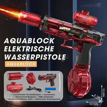 AquaBlock™ – Elektrische Wasserpistole