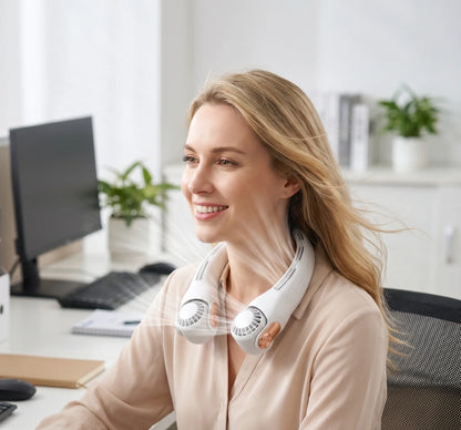 NeckBreeze™ – Leichter & flüsterleiser Nackenventilator