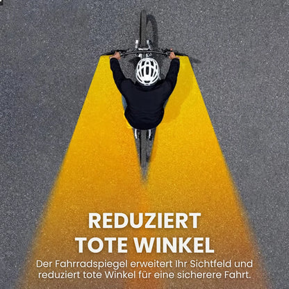 BikeMirror™ – Weitwinkel-Rückspiegel mit vibrationsarmer Halterung