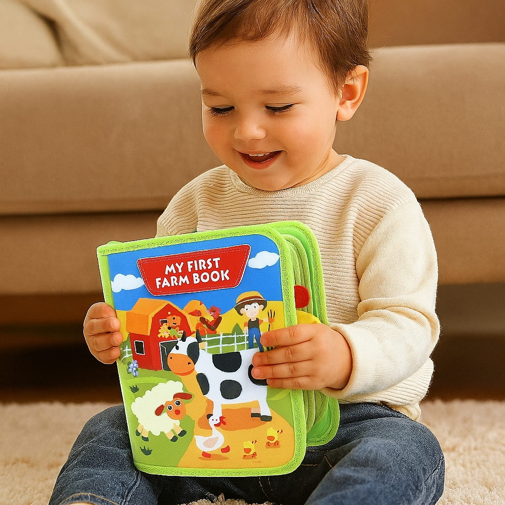 FarmFun™ – Montessori-Bauernhof-Geschichtenbuch für Kinder