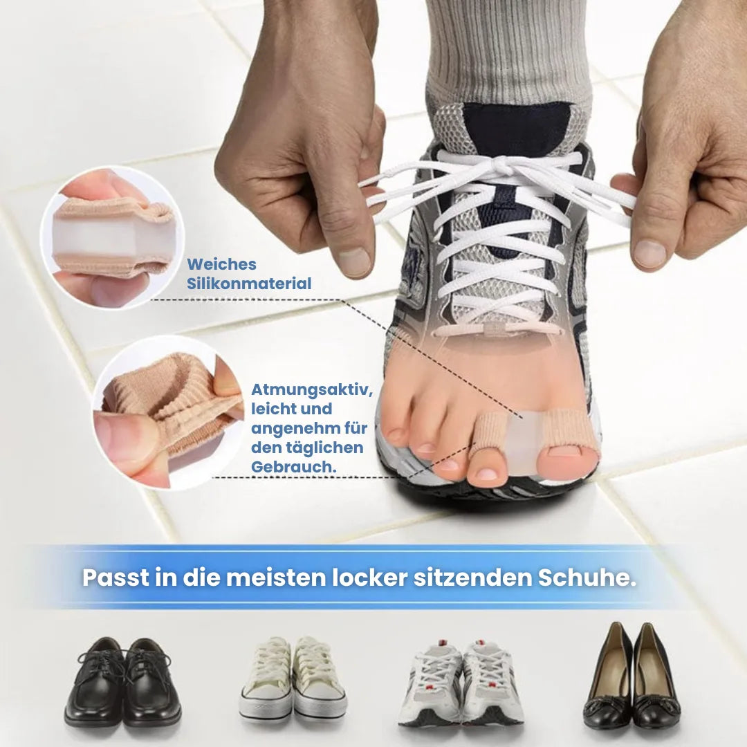 FlexiToe™ – Zehenspreizer & Hallux-valgus-Korrektor