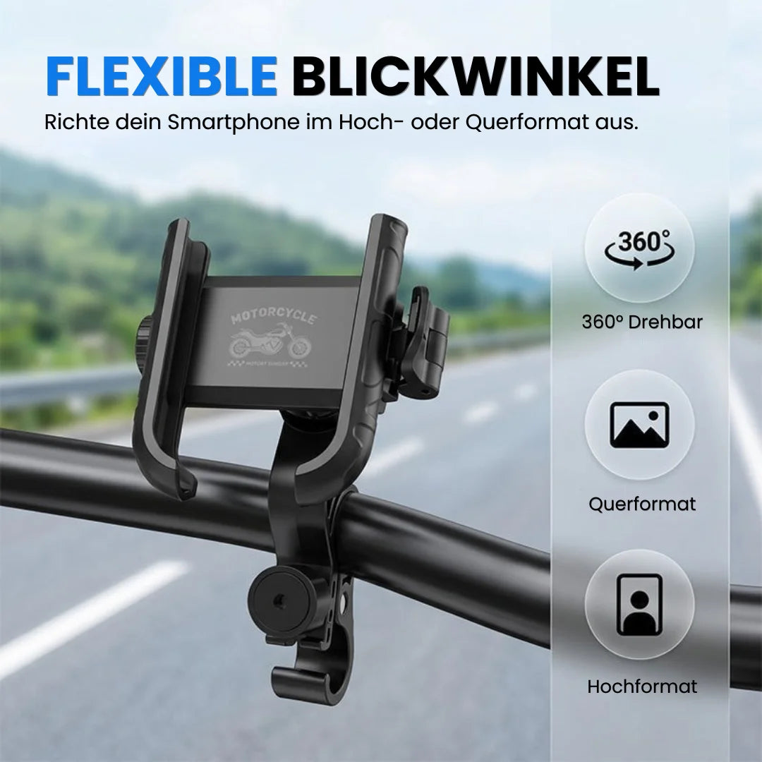 GripLock™ – Sichere 360°-Smartphone-Halterung für Fahrräder