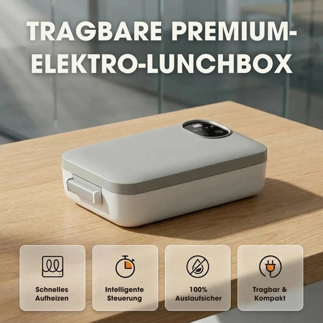 HeatBox™ – Tragbare elektrische Lunchbox mit Selbstheizfunktion