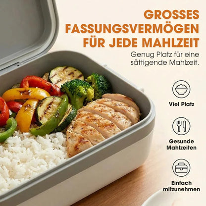 HeatBox™ – Tragbare elektrische Lunchbox mit Selbstheizfunktion