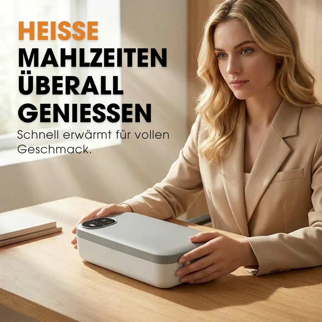 HeatBox™ – Tragbare elektrische Lunchbox mit Selbstheizfunktion