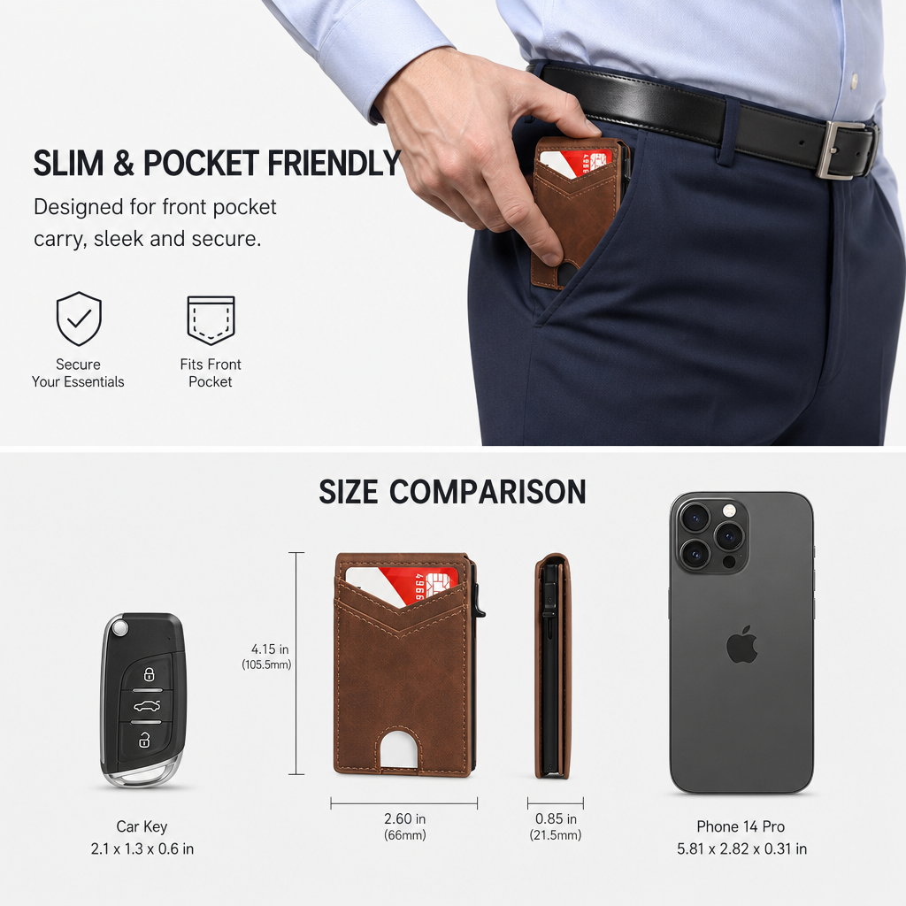 Forge Wallet – Slim RFID Wallet for Men