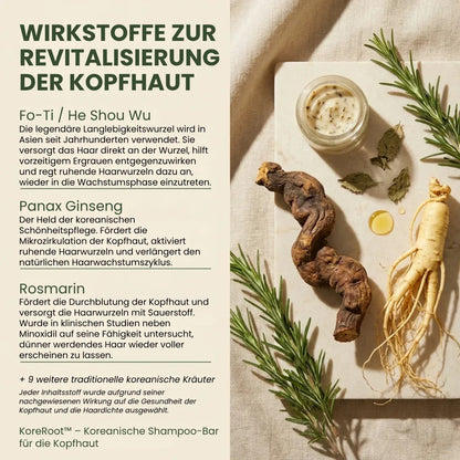 KoreRoot™ – Koreanische Shampoo-Bar für die Kopfhaut