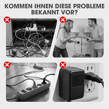 PowerHub Pro™ – Smarte Steckdosenleiste mit USB & Nachtlicht