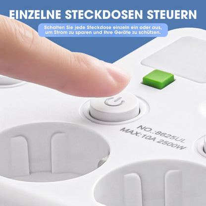 PowerHub Pro™ – Smarte Steckdosenleiste mit USB & Nachtlicht