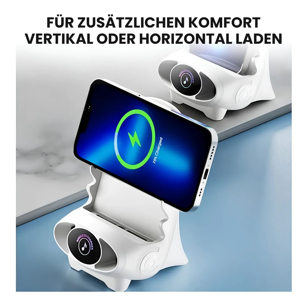 PowerSeat™ – Kabelloses Ladegerät im Mini-Stuhl-Design