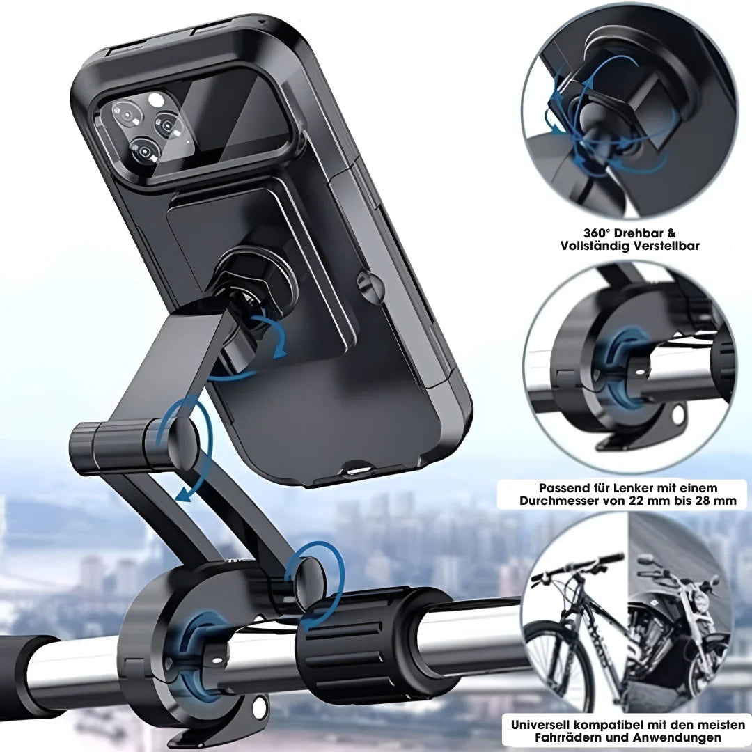 ProMount™ – Wasserdichte Handyhalterung für Fahrrad und Motorrad
