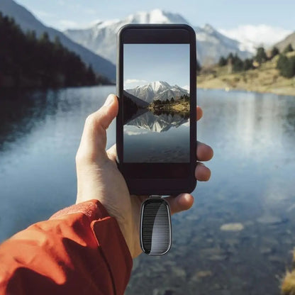 SolarKey® – 1200mAh Solar-Powerbank als Schlüsselanhänger