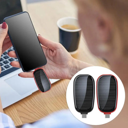 SolarKey® – 1200mAh Solar-Powerbank als Schlüsselanhänger