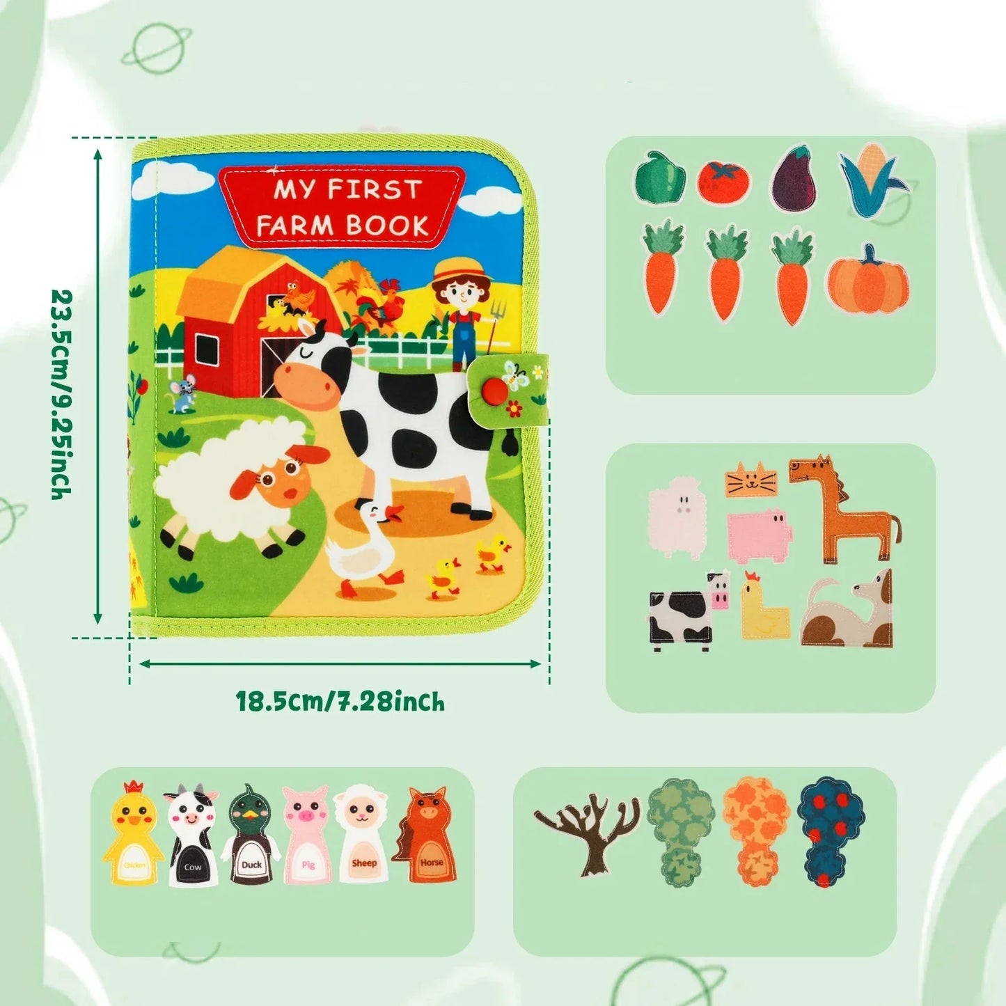 FarmFun™ – Montessori-Bauernhof-Geschichtenbuch für Kinder