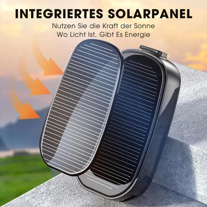 SolarKey® – 1200mAh Solar-Powerbank als Schlüsselanhänger
