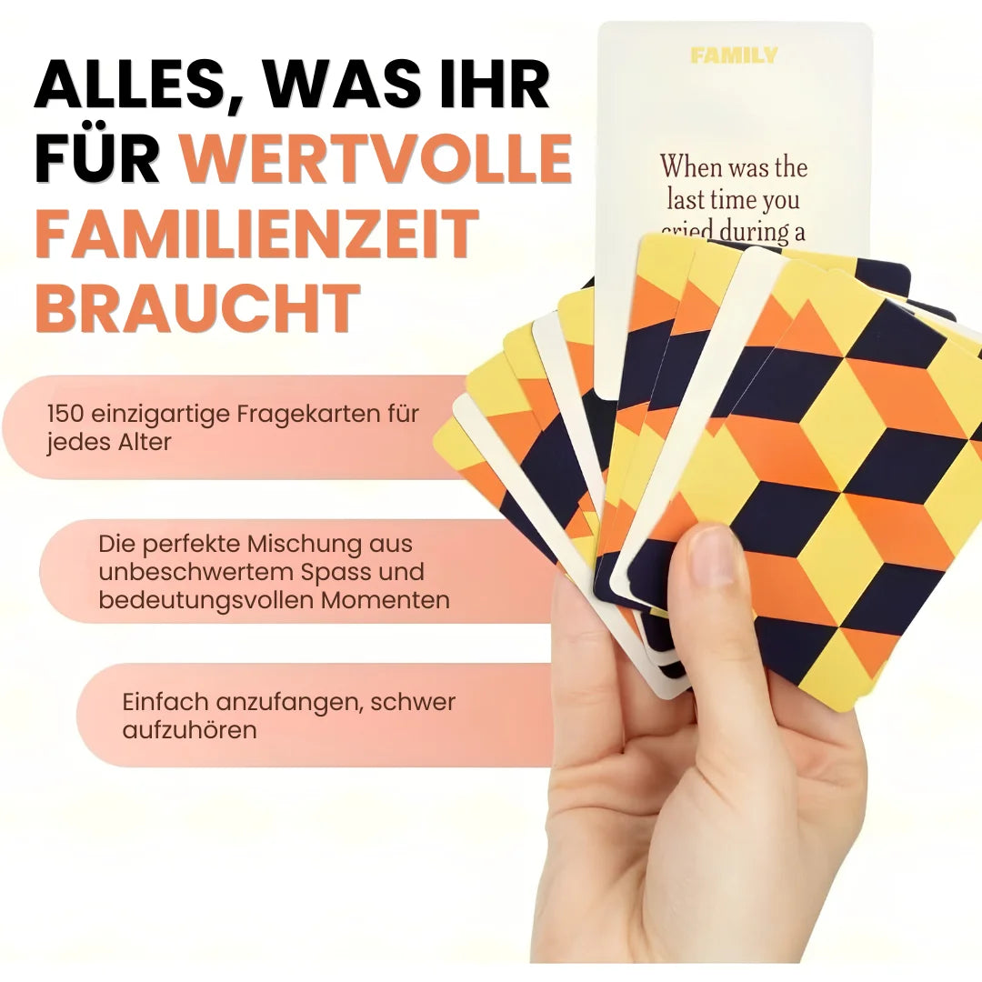 Tales™ – Familien-Erinnerungskartenspiel mit 150 Gesprächskarten für jedes Alter