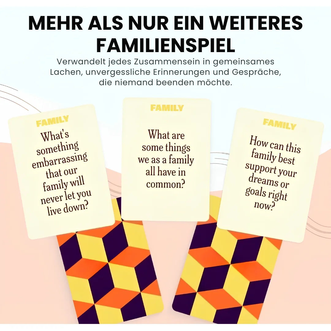 Tales™ – Familien-Erinnerungskartenspiel mit 150 Gesprächskarten für jedes Alter