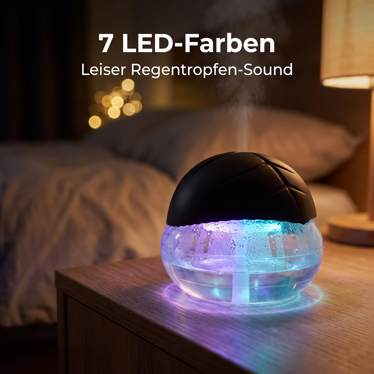 AquaScent™ – Wasserbasierter Luftreiniger mit LED